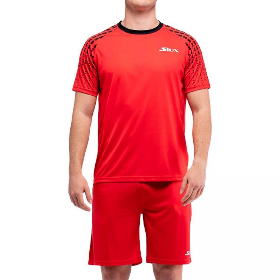T-shirt rouge Siux Club  Offre - Pas cher