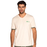 Siux Gea Beige Brown T-Shirt  Offer + Cheap