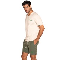 Siux Gea Beige Brown T-Shirt  Offer + Cheap