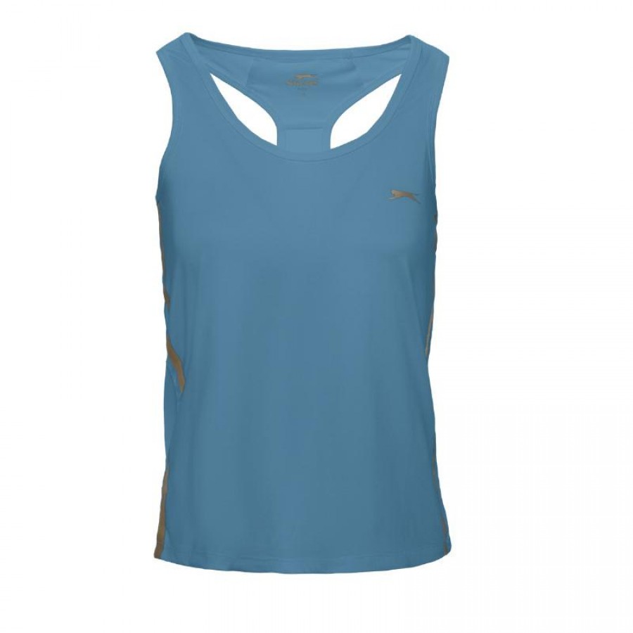 Camiseta Feminina Slazenger Ana Blue  Oferta + Barato