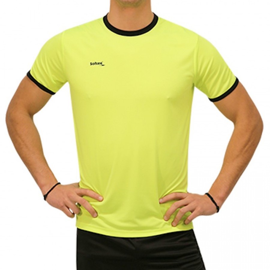 Camiseta Softee Galaxy Amarelo Fluor Preto  Oferta + Barato