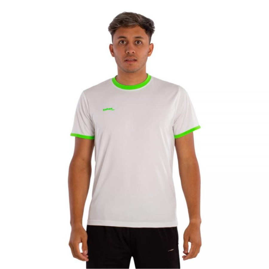 T-Shirt Softee Galaxy Branco Fluor Verde  Oferta + Barato