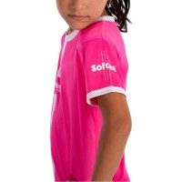 Camiseta Softee Tipex Fucsia Fluor Blanco Junior  Oferta + Barato
