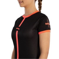 Camiseta Softee Tipex Negro Coral Fluor Mujer  Oferta + Barato
