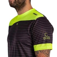 Vibora Black Mamba X Anniversary T-Shirt Noir Jaune Fluor  Offre - Pas cher