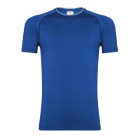 Camiseta Wilson Team Seamless Crew Azul Royal  Oferta + Barato