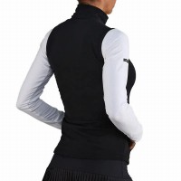 Colete com Zíper Sem Fim Preto  Oferta + Barato