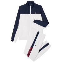 Chandal Lacoste Sport Blanco Azul Marino  Oferta + Barato
