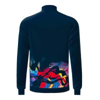 Chaqueta Bidi Badu Wild Arts Printed Azul Oscuro Rojo Mix  Offer + Cheap