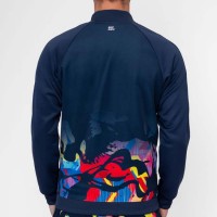 Chaqueta Bidi Badu Wild Arts Printed Azul Oscuro Rojo Mix  Offer + Cheap