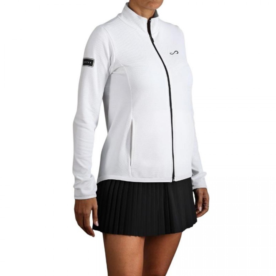 Jaqueta Endless Lithe Branco Preto  Oferta + Barato