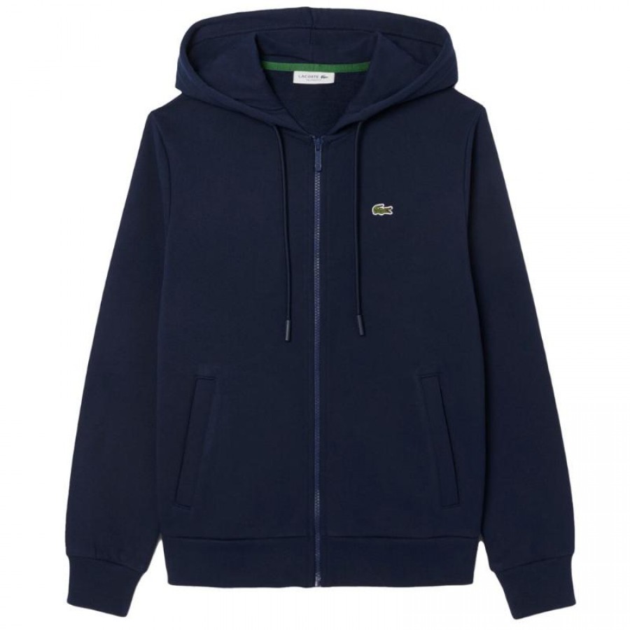 Lacoste Sport Jaqueta De Algodão Azul Marinho Mulher  Oferta + Barato