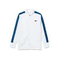 White Lacoste Sport Jacket  Offer + Cheap