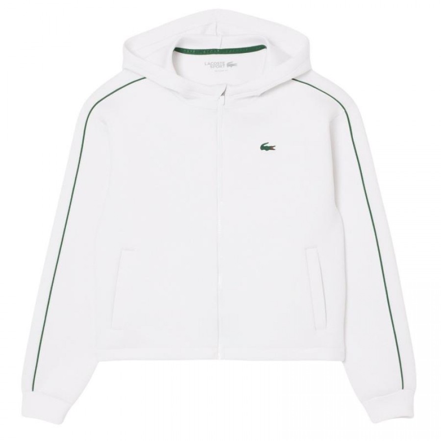 Veste Femme Lacoste Ultra Dry Blanc  Offre - Pas cher