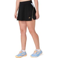 Falda Asics Padel Court Negro Azul Stone  Oferta + Barato