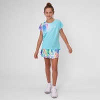 Falda Bidi Badu Melbourne Imprime Wavy Aqua Mix Junior  Offre - Pas cher