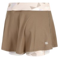 Falda Bidi Badu Paris Marron Ondulato Stampato Beige Junior  Offerta + Economico