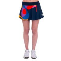 Falda Bidi Badu Twiggy Printed Wavy Azul Oscuro Mix  Oferta + Barato