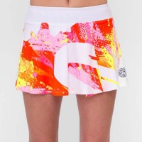 Falda Bidi Badu Wild Arts Imprime Wavy Blanco Mix  Offre - Pas cher
