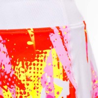 Falda Bidi Badu Wild Arts Imprime Wavy Blanco Mix  Offre - Pas cher