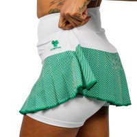Saia Cartri Telma Verde Branco  Oferta + Barato