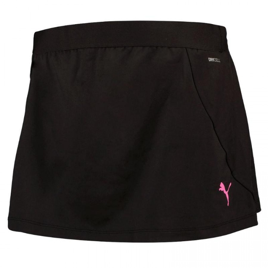 Saia Puma Preto Rosa  Oferta + Barato
