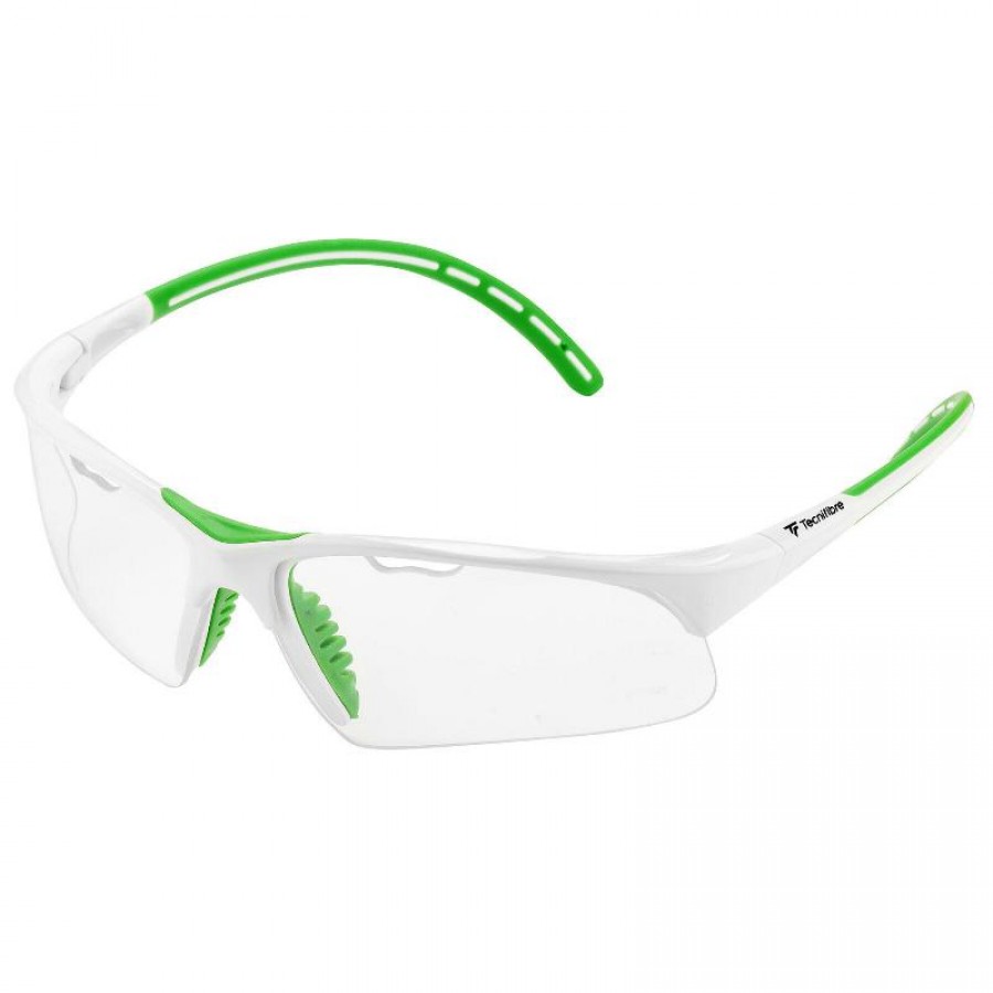 Gafas Squash Tecnifibre Blanco Verde  Oferta + Barato