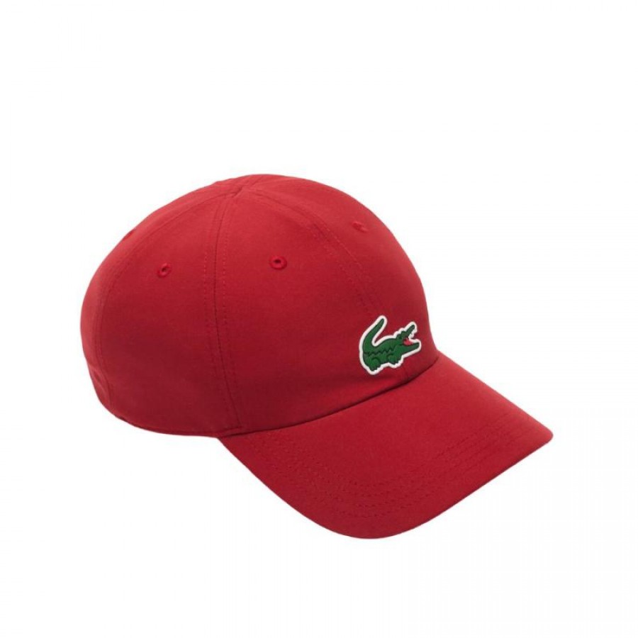 Casquette Lacoste Djokovic Sport Microfibre Bordeaux  Offre - Pas cher