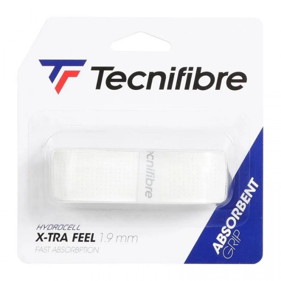 Punho de substituição Tecnifibre Xtra Feel White  Oferta + Barato