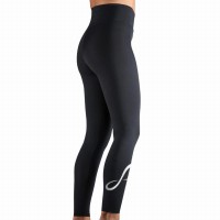Endless Cross Pocket Black White Leggings