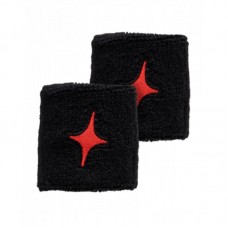 Munequeras StarVie Negro Rojo 2 Unidades