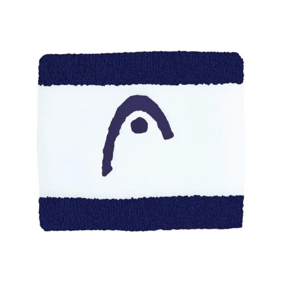 Cabeca Listrada 2.5 Azul Marinho Branco Pulseiras 2 Unidades  Oferta + Barato