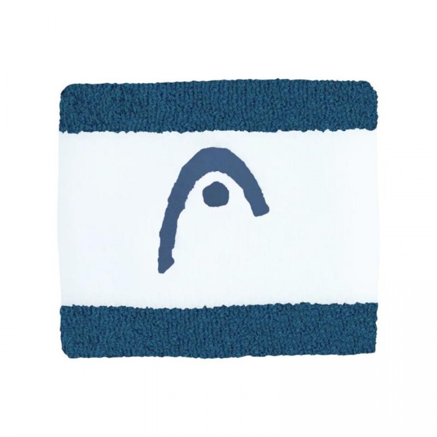 Pulseiras de cabeca listrada 2,5 azul azul-petroleo branco 2 unidades  Oferta + Barato