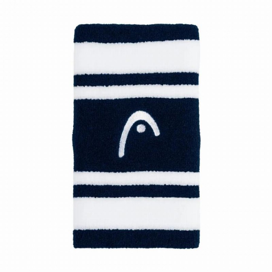 Cabeca Listrada 5 Pulseiras Azul Marinho Branco 2 Unidades  Oferta + Barato