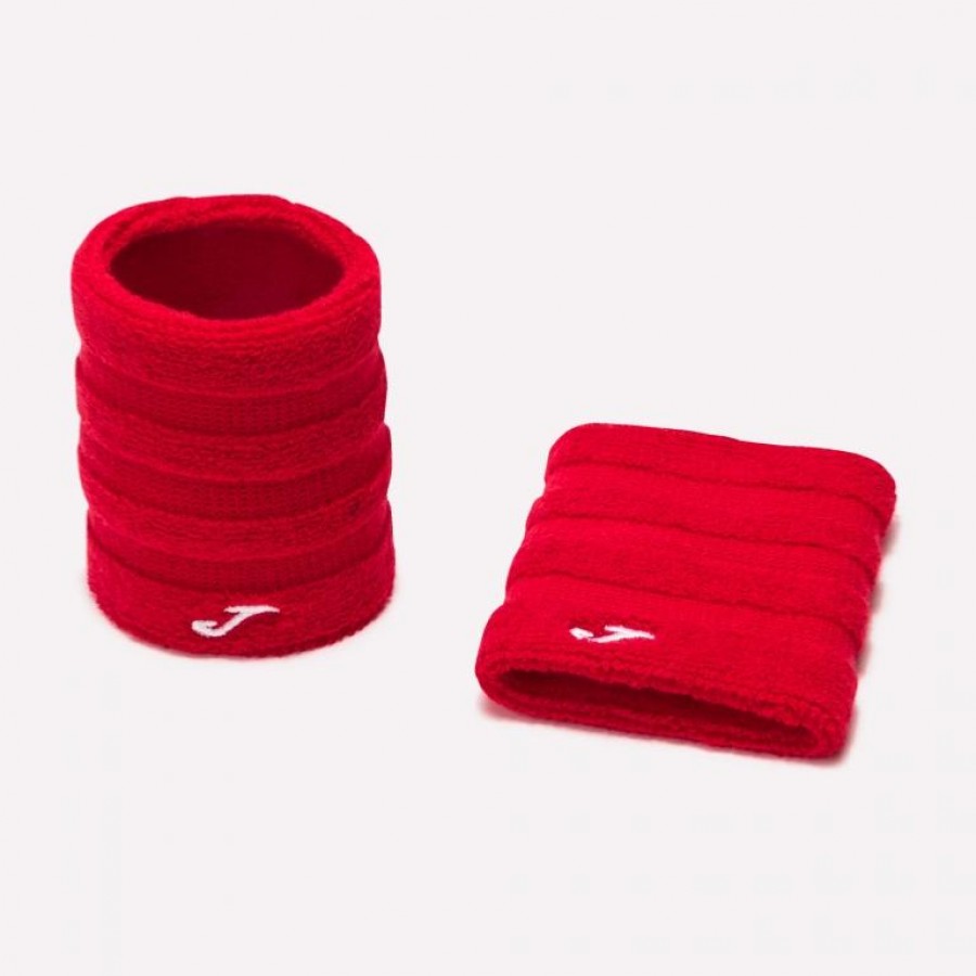 Munequeras Joma Slam Pro Rojo 2 Unidades  Oferta + Barato
