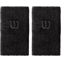 Munequeras Wilson Negro 2 Unidades  Oferta + Barato