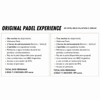 Original Padel Experience January-March  Offer + Cheap