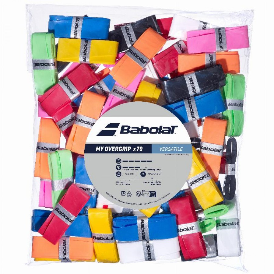 Overgrips Babolat My Overgrip Multicolor 70 Unidades  Offer + Cheap