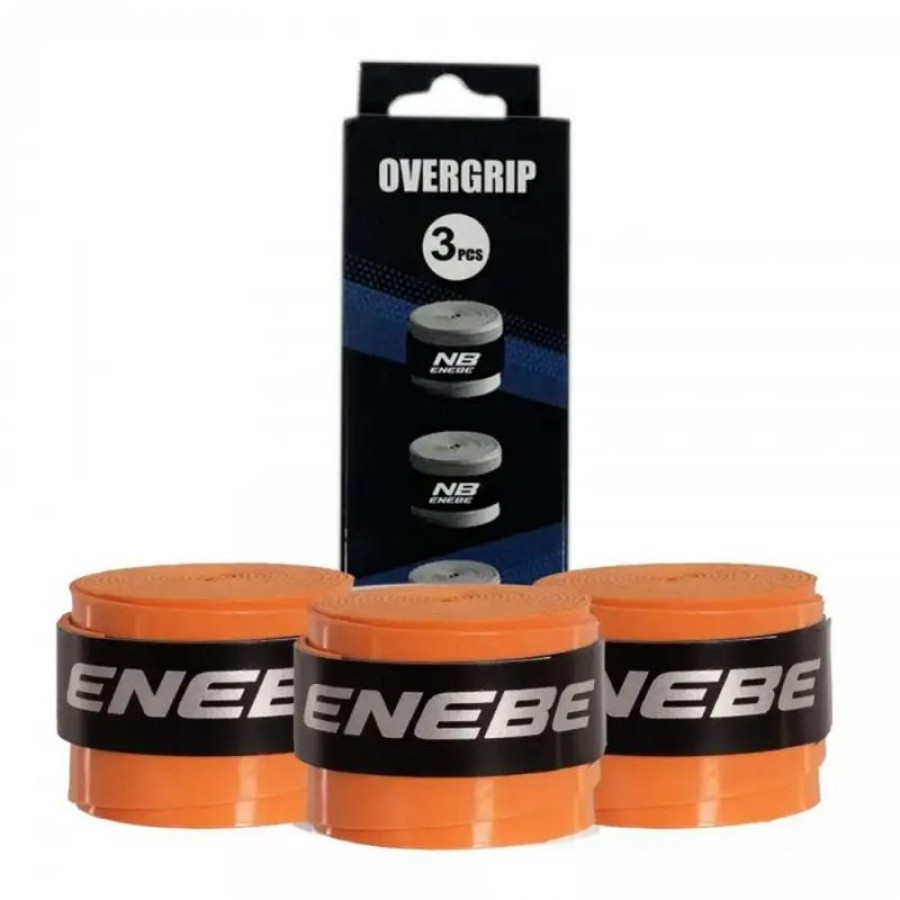 Enebe Plain Fluorescent Orange Grips 3 unités  Offre - Pas cher
