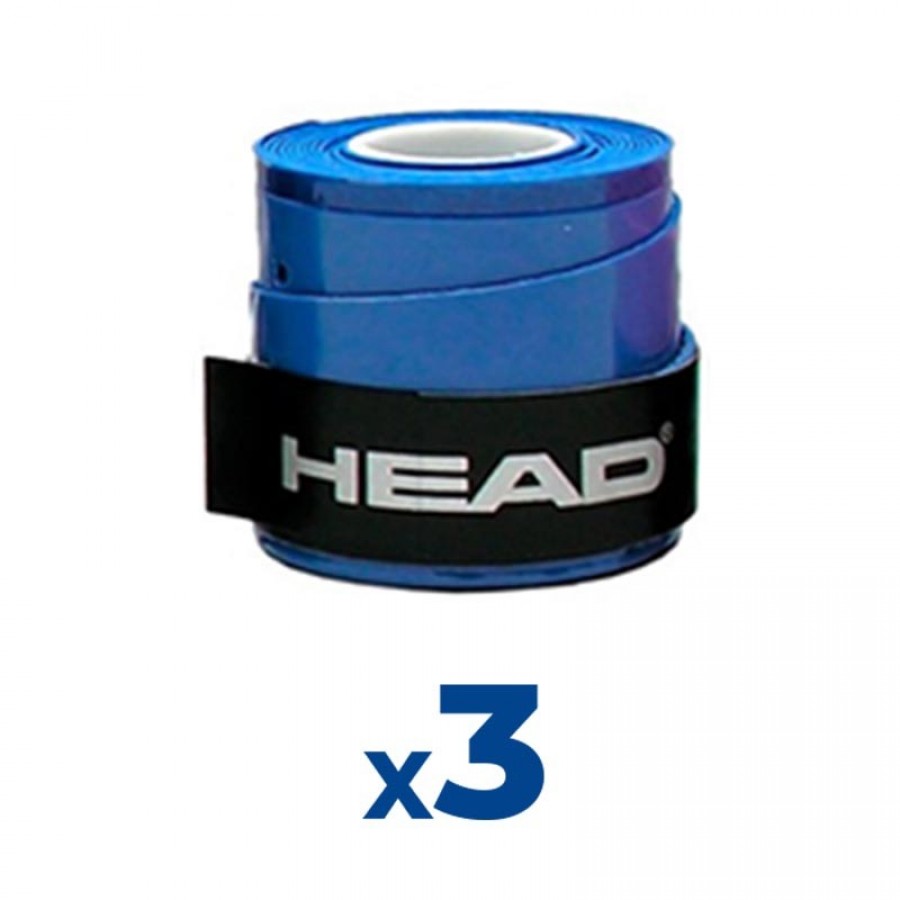 Overgrips Head Xtreme Soft Azul 3 Unidades