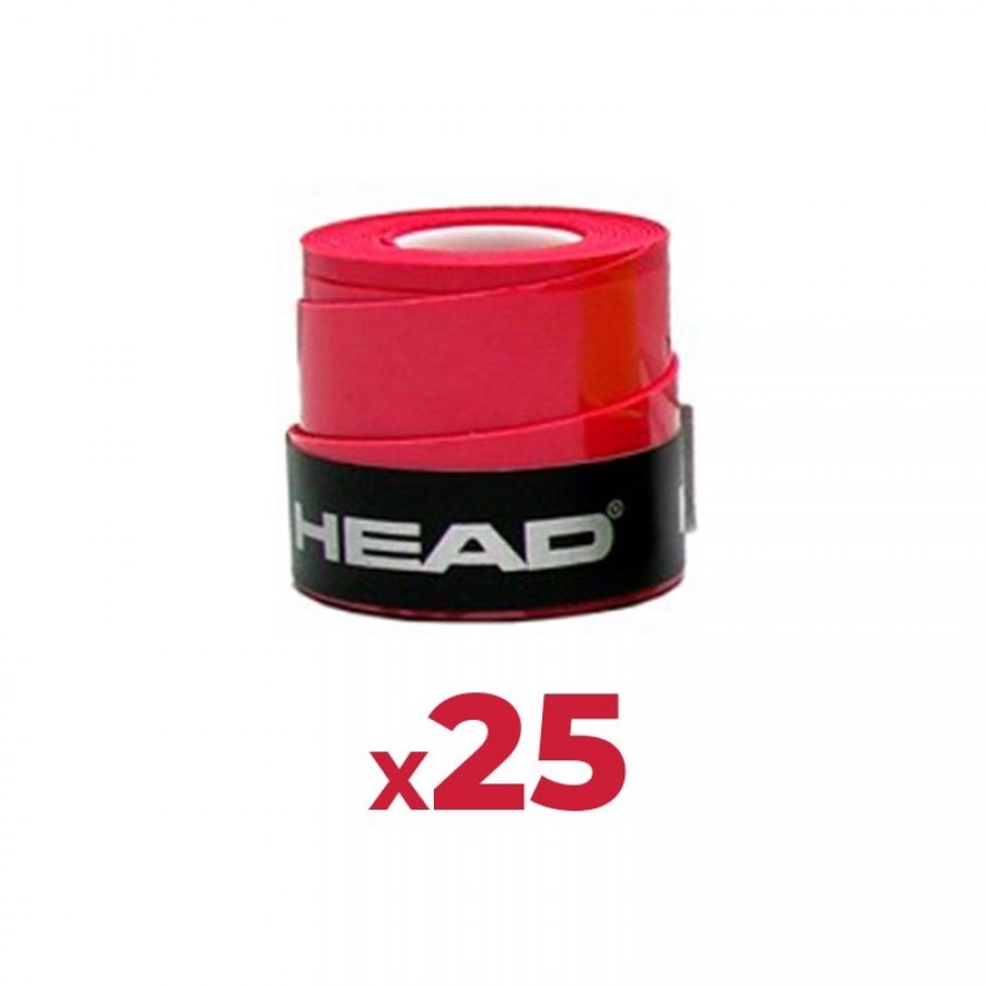 Overgrips Head Xtreme Soft Red 25 Unités