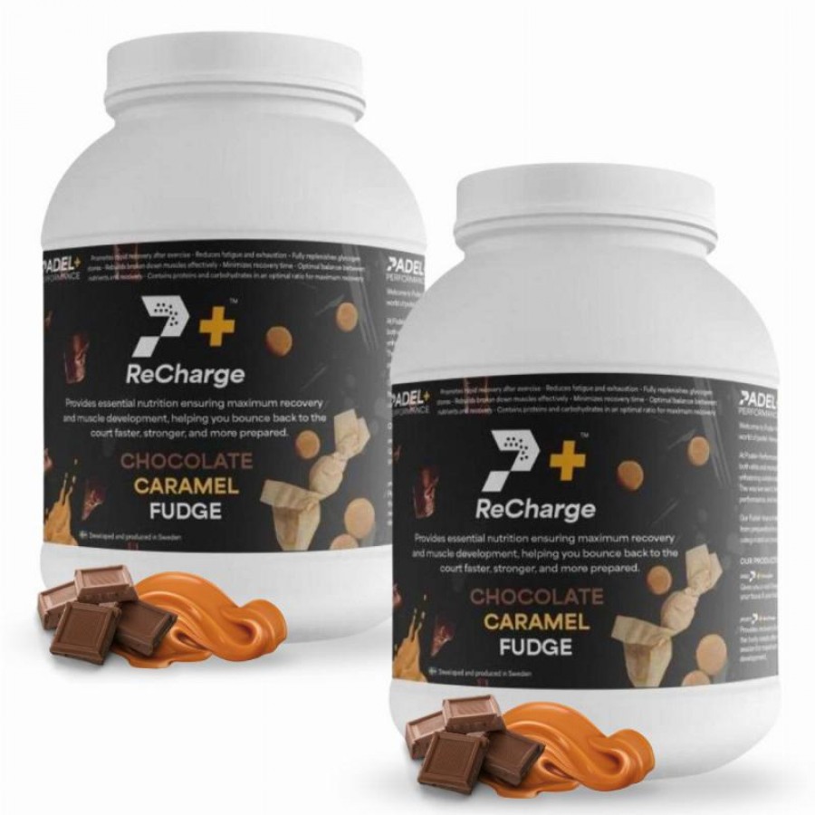 Pack Bote Padel Performance ReCharge Chocolate Caramel X2  Offer + Cheap