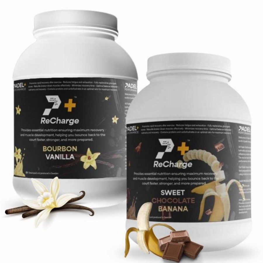 Pack Bote Padel Performance ReCharge Vainilla y Chocolate Banana  Offer + Cheap
