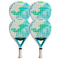 Pack Joma Open Blanco Turquesa Fluor X4  Oferta + Barato