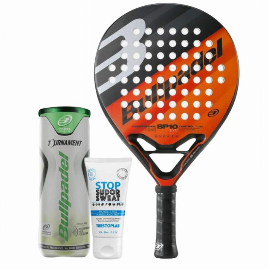 Pack Raquette Bullpadel BP10 EVO 2023 avec Magnesium et Balles  Offre - Pas cher