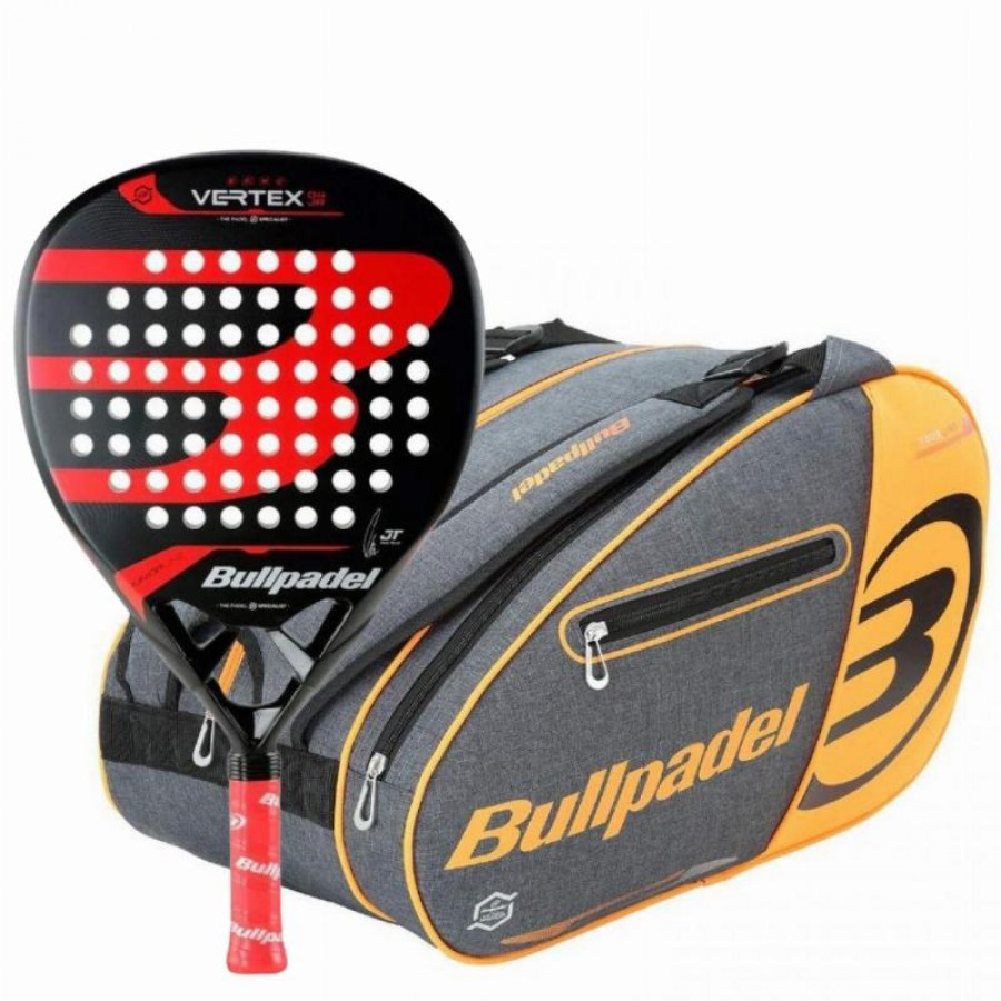 Pack Raquette Bullpadel Tello Vertex 04 Junior 2024 et Sac de Raquette Bullpadel Orange   Offre - Pas cher