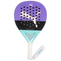 Raquete Feminina Puma Nova Court Roxo Preto Turquesa  Oferta + Barato