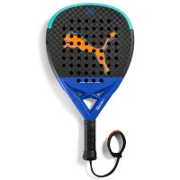 Raquete Puma Nova Elite Hybrid Preto Azul Turquesa  Oferta + Barato