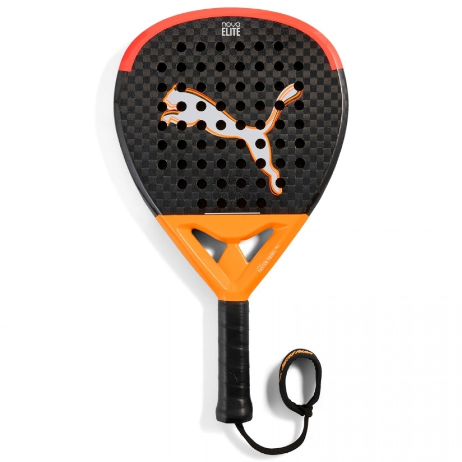 Raquette Puma Nova Elite Power Noir Orange Rouge  Offre - Pas cher
