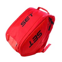 Conjunto de raquete de padel Sanyo Wolf Red  Oferta + Barato